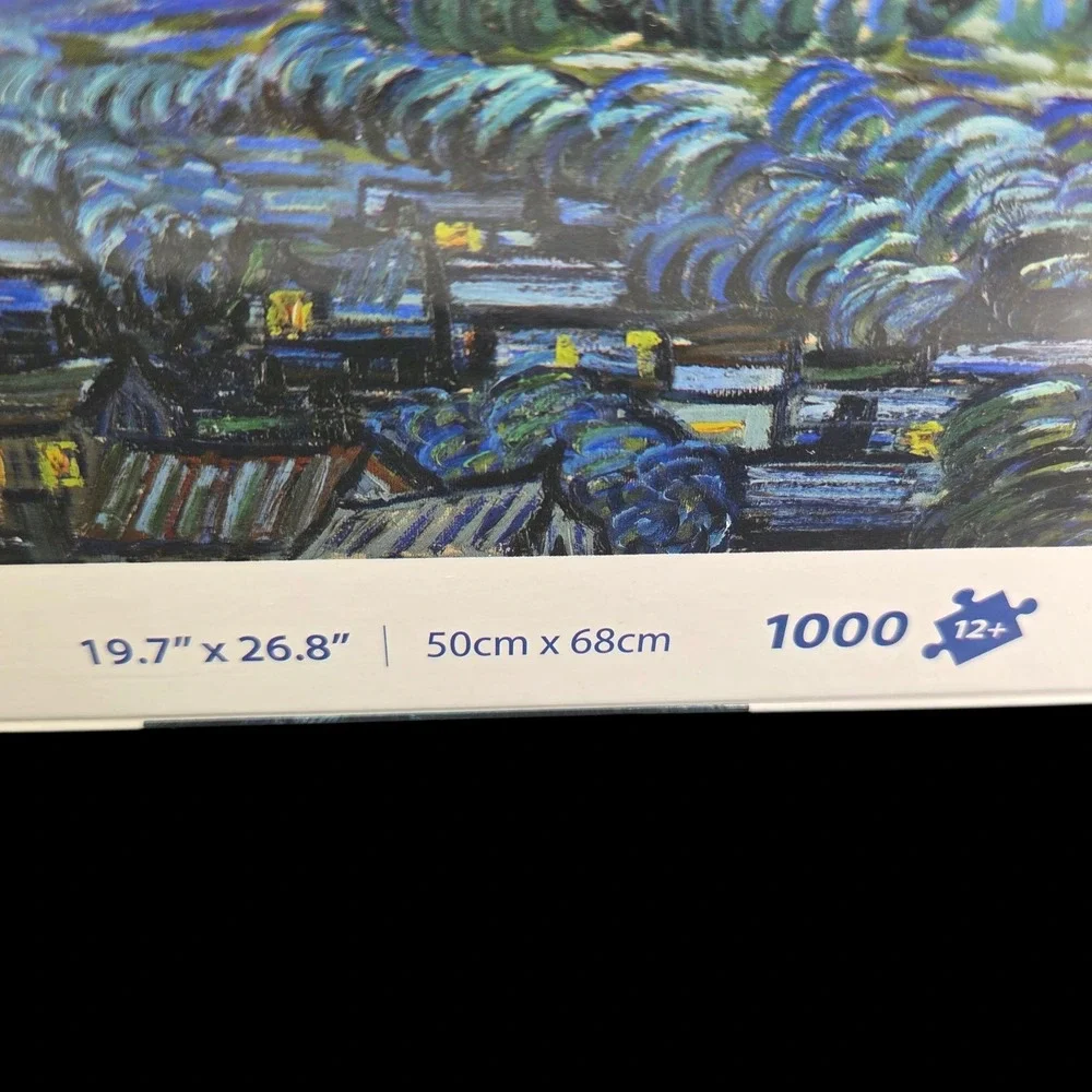 Puzzle Vincent Van Gogh Starry Night 1000 Piece Large Size Artist Sealed‎ NEW